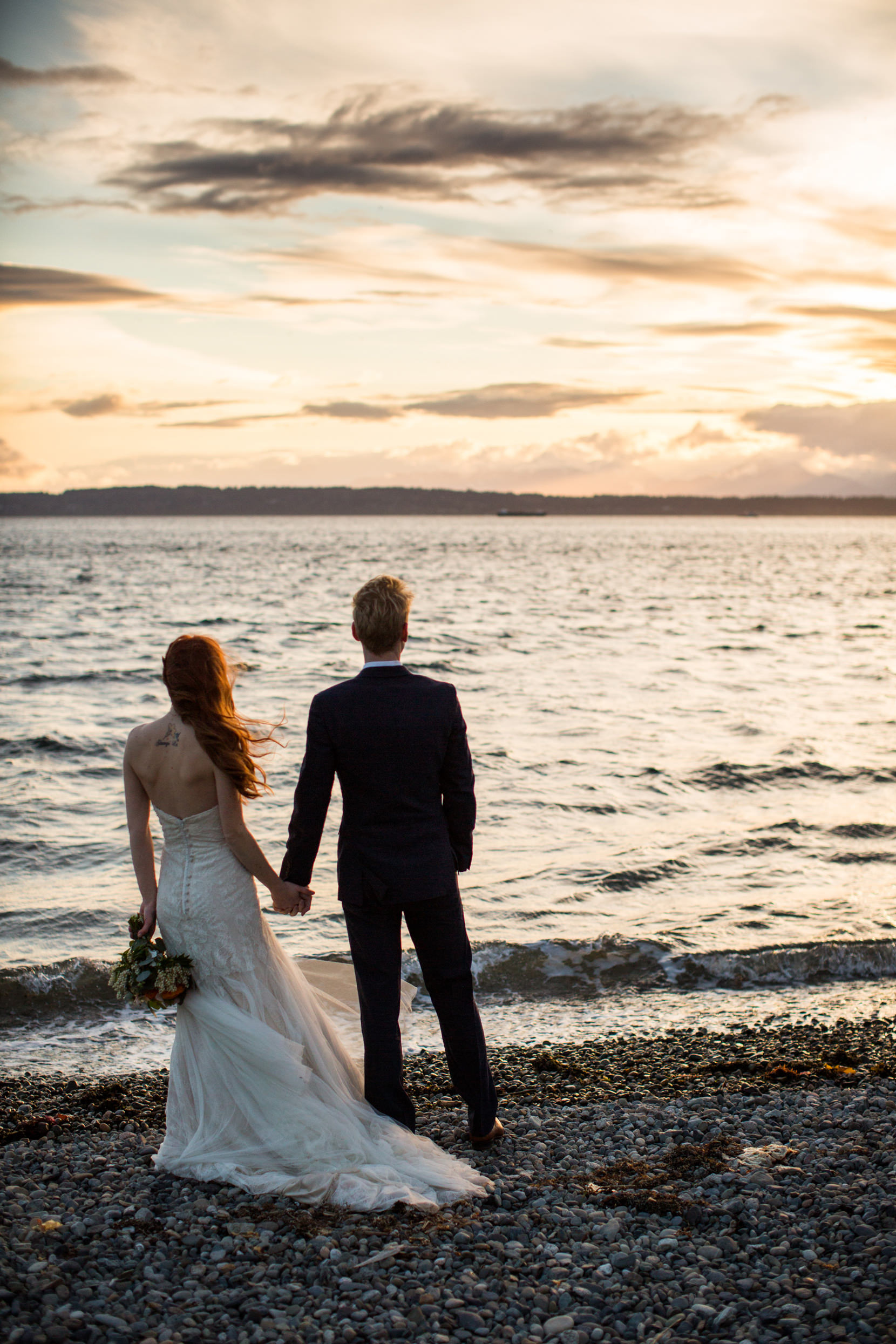 Golden Gardens Beach Elopement